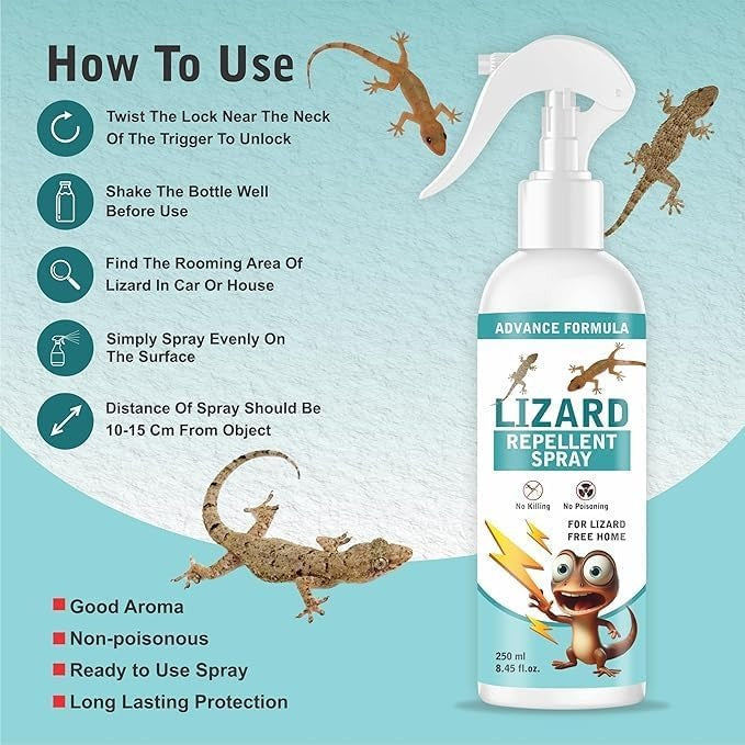 Lizard Shield Spray! Bye-Bye Lizards (Buy 1 Get 1 Free)