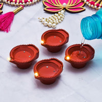 Ambient LED Water Sensor Diyas – Elegant Plastic Design with Radiant Glow