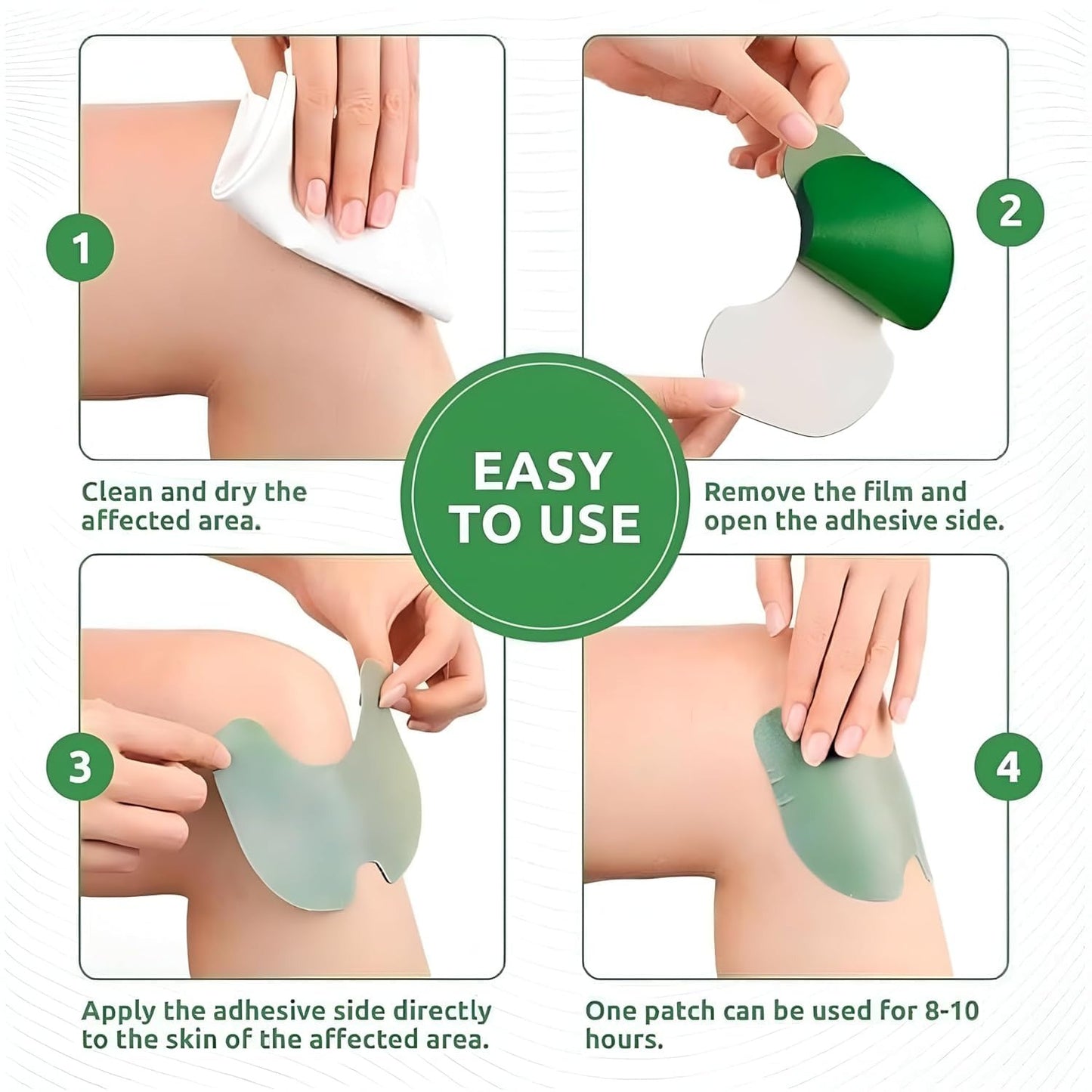 Kneepatch™ Stick & Heal Knee Relief Patches