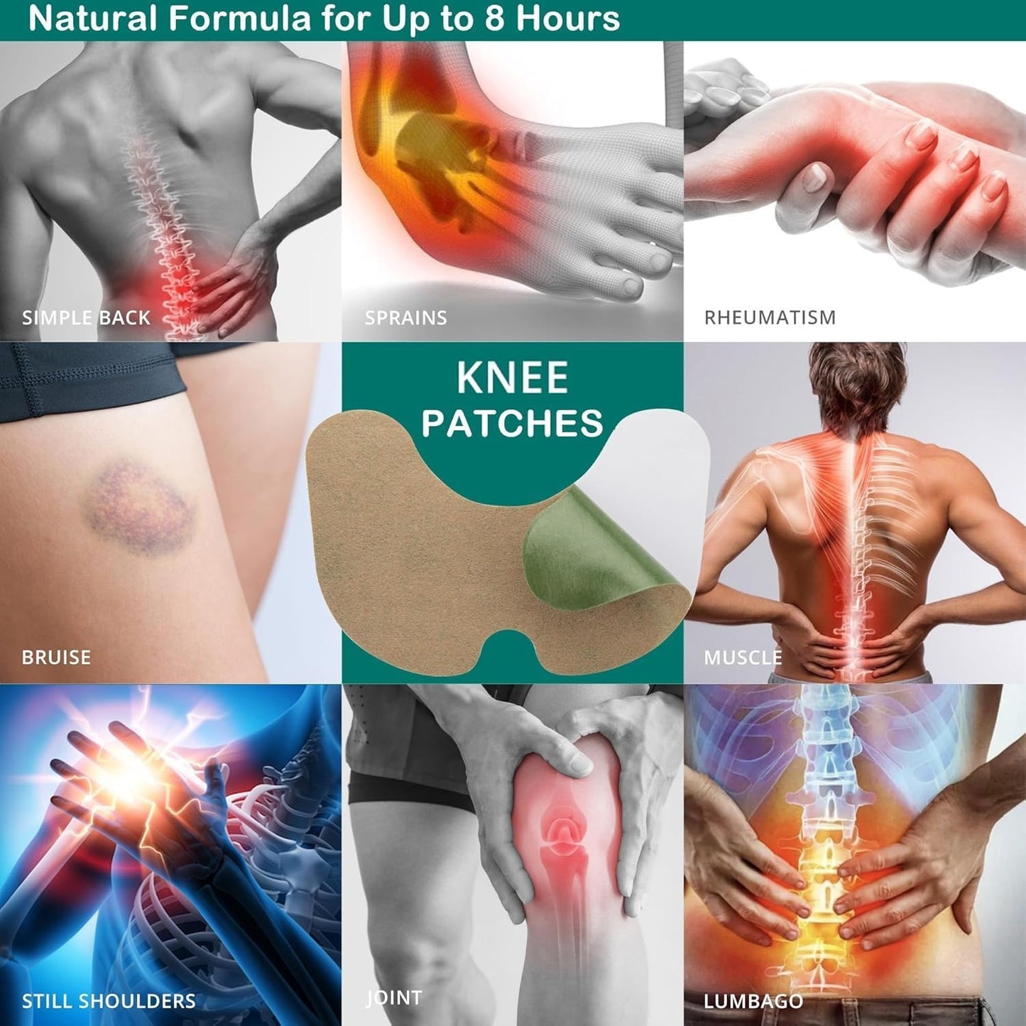 Kneepatch™ Stick & Heal Knee Relief Patches